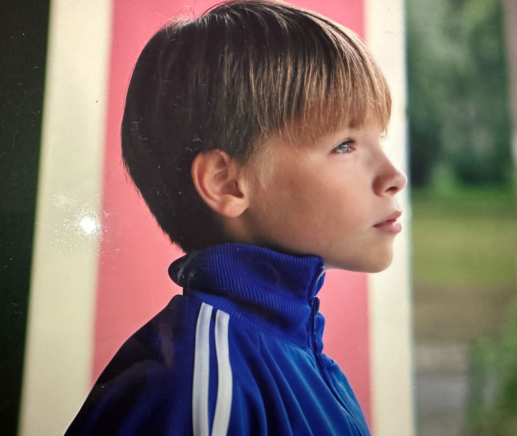 Roman as a young boy in Kharkiv